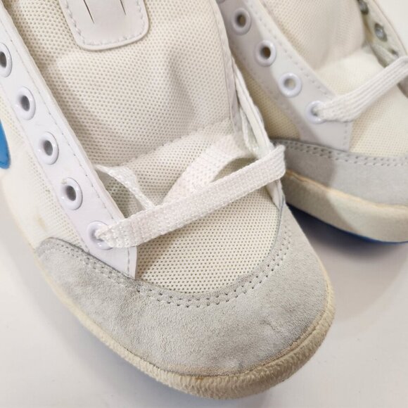 Nike Meadow 7342 White/Light Blue 1980s NEW OLD STOCK Mens Size 8 1/2 - Picture 10 of 16